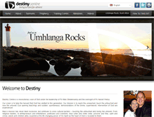 Tablet Screenshot of destiny.co.za